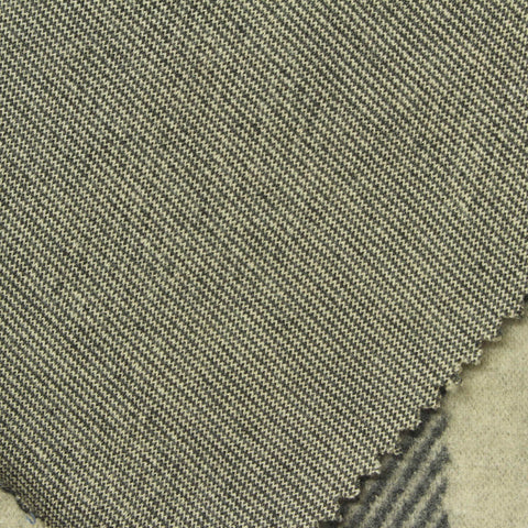 Dark Grey Plaid Jacquard, Poly-Viscose, 240 gsm