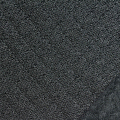 Jacquard Cotton Polyester Stretch Interlock Knit Fabric, 265 gsm, 155 cm — Green