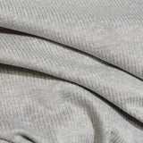 Grey Tone-on-Tone Leaf Jacquard, Poly-Viscose — photo 3