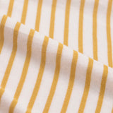 Gold Horizontal-Stripe Jersey Knit, Viscose — photo 3