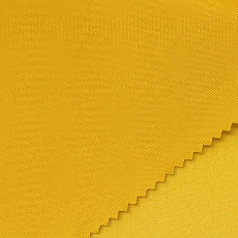 100% Polyester Warp Knit Fabric, 220 gsm, 150 cm — Yellow