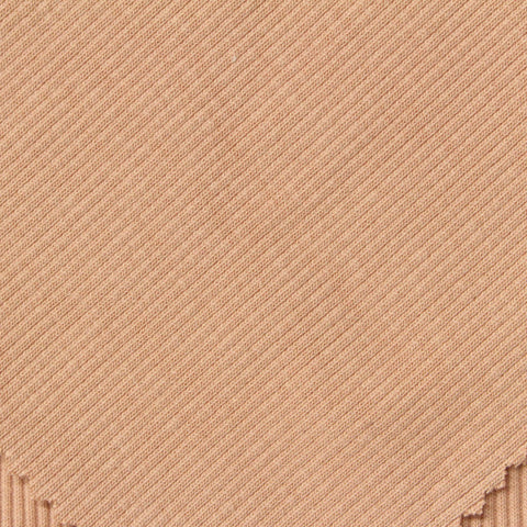 Cotton Polyester Stretch Rib Knit Fabric, 440 gsm, 117 cm — Beige