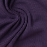 Polyester Stretch Rib Knit Fabric, 280 gsm, 165 cm — Purple — photo 3