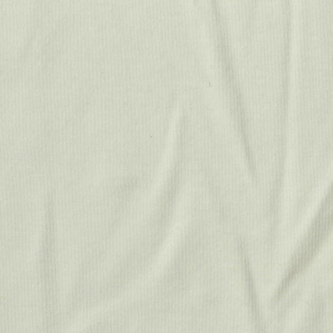 100% Cotton Interlock Knit Fabric, 220 gsm, 165 cm — White