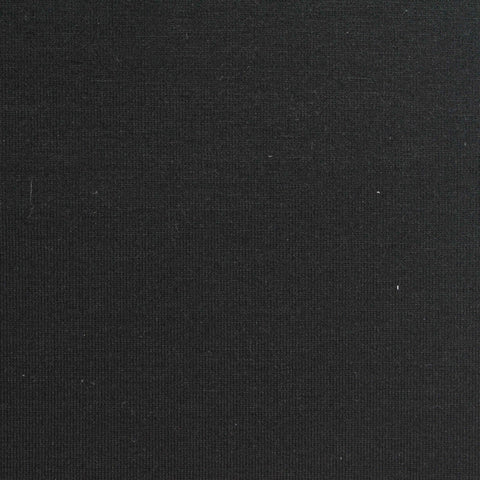 Polyester Stretch Scuba Knit Fabric, 370 gsm, 160 cm — Black