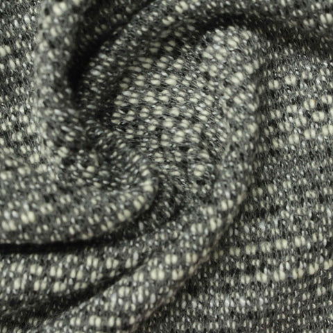 Grey Marl Chunky Knit, Poly-Cotton, 315 gsm