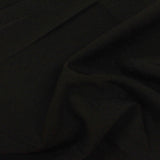 Polyester Viscose Stretch Woven Fabric, 187 gsm — Black — photo 3