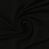 Brushed Polyester Modal Stretch French Terry Fabric, 245 gsm, 162 cm — Black — photo 3