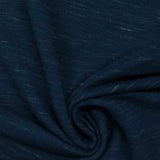 Dark Blue Marl French Terry, Viscose — photo 3