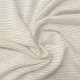 Striped 100% Polyester Chunky Knit Fabric, 100 gsm, 165 cm — Beige — photo 3