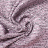 Pink Horizontal-Stripe Chunky Knit, Poly-Viscose — photo 3