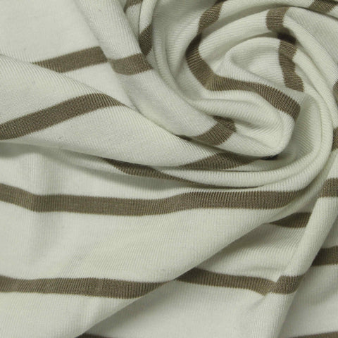 Olive Horizontal-Stripe Knit, Viscose