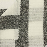 Off-White Horizontal-Stripe Rib Knit, Poly-Viscose — photo 3