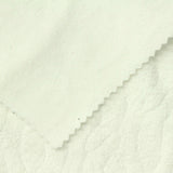 Cream Tone-on-Tone Crepe, Polyester — photo 3