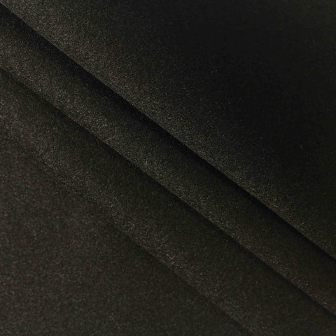 Viscose Nylon Stretch Knit Fabric, 440 gsm, 160 cm — Black