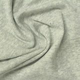 Light Grey Marl Rib Knit, Cotton — photo 3