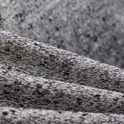 Black Marl Knit, Polyester, 200 gsm