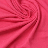 Brushed Polyester Stretch Milk Silk Knit Fabric, 160 gsm, 160 cm — Pink — photo 3