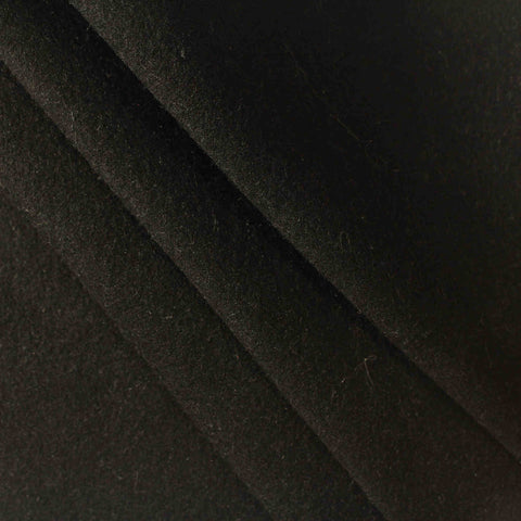 Viscose Nylon Stretch Knit Fabric, 460 gsm, 160 cm — Black