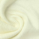 Brushed Viscose Stretch Rib Knit Fabric, 290 gsm, 150 cm — Yellow — photo 3
