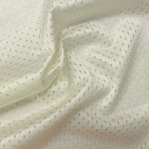 Beige Tone-on-Tone Dot Warp Knit, Polyester