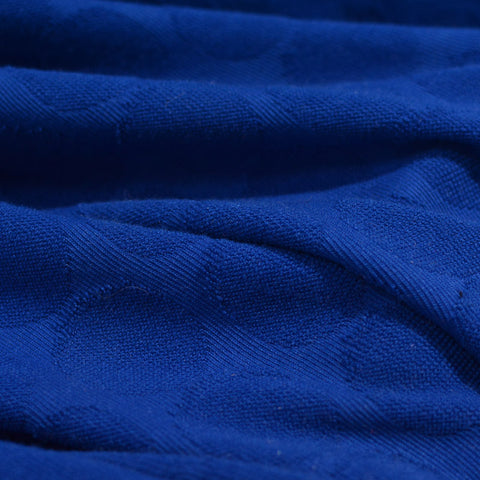 Blue Tone-on-Tone Interlock Knit, Spandex
