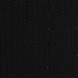 Jacquard Polyester Stretch Interlock Knit Fabric, 226 gsm, 176 cm — Black — photo 3