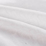 Jacquard Viscose Linen Blend Woven Fabric, 108 gsm, 144 cm — White — photo 3