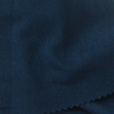 Polyester Viscose Stretch French Terry Fabric, 250 gsm, 165 cm — Navy — photo 3
