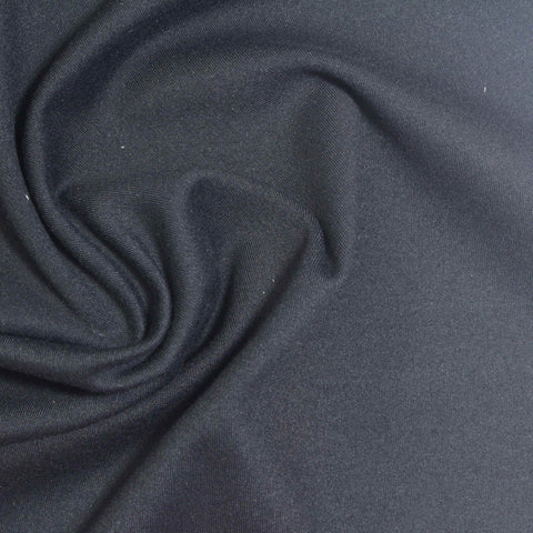 Polyester Stretch Sateen Fabric, 250 gsm, 150 cm — Navy, ref EF-276879