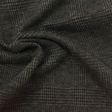 Dark Grey Subtle-Plaid Jacquard, Cotton-Poly — photo 3
