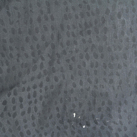 Dark Grey Irregular-Dot Satin, Polyester