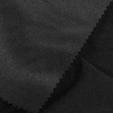 Polyester Stretch Woven Fabric, 241 gsm — Black — photo 3