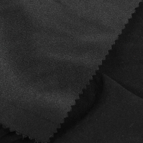 Polyester Stretch Woven Fabric, 241 gsm — Black