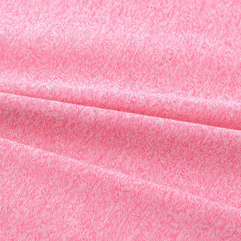 Pink Marl Knit, Poly-Viscose, 135 gsm