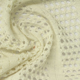 Cream Openwork Chunky Knit, Poly-Cotton — photo 3