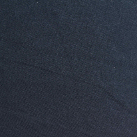 Viscose Nylon Stretch Ponte Knit Fabric, 280 gsm, 170 cm — Navy