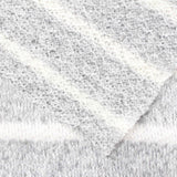 White Marl Chunky Knit, Poly-Viscose — photo 3