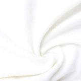 Polyester Cotton Piqué Knit Fabric, 248 gsm, 155 cm — White — photo 3