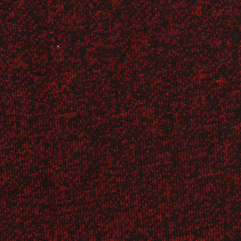 Red Marl French Terry, Polyester, 275 gsm