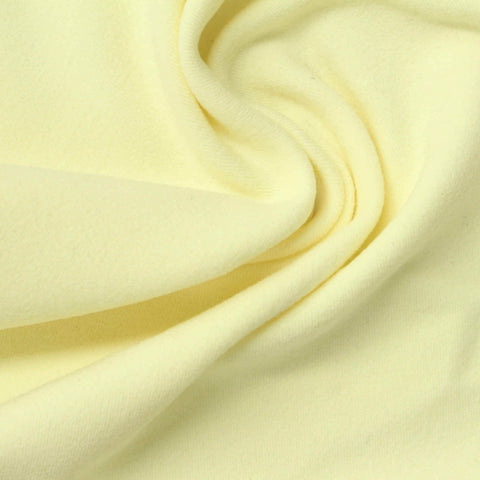 Viscose Acrylic Blend Stretch Rib Knit Fabric, 329 gsm, 170 cm — Yellow