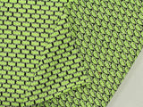 Lime Geometric Jacquard, Poly-Viscose — photo 3
