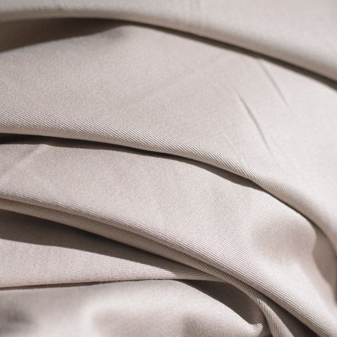 Cotton Stretch Twill Fabric, 260 gsm, 147 cm — Grey