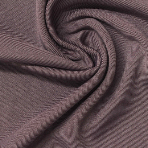 Polyester Stretch Rib Knit Fabric, 320 gsm, 150 cm — Purple