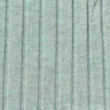 Yarn-Dyed Brushed Polyester Viscose Stretch Rib Knit Fabric, 240 gsm, 160 cm — Blue — photo 3