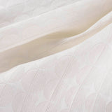 White Tone-on-Tone Circle Jacquard, Polyester — photo 3