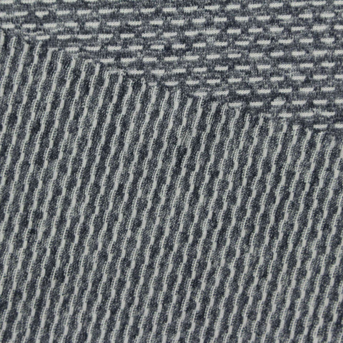 White Dash Jacquard, Polyester