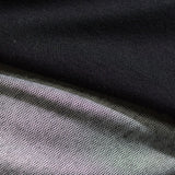Jacquard Polyester Viscose Stretch Knit Fabric, 150 cm — Black — photo 3