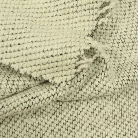 Dark Grey Marl Jacquard, Cotton-Poly, 410 gsm
