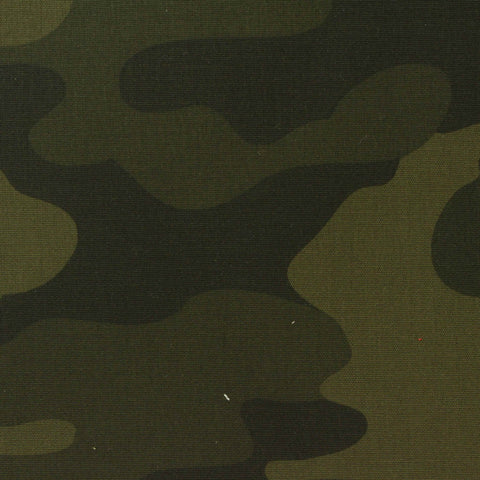 Green Camo Jersey Knit
